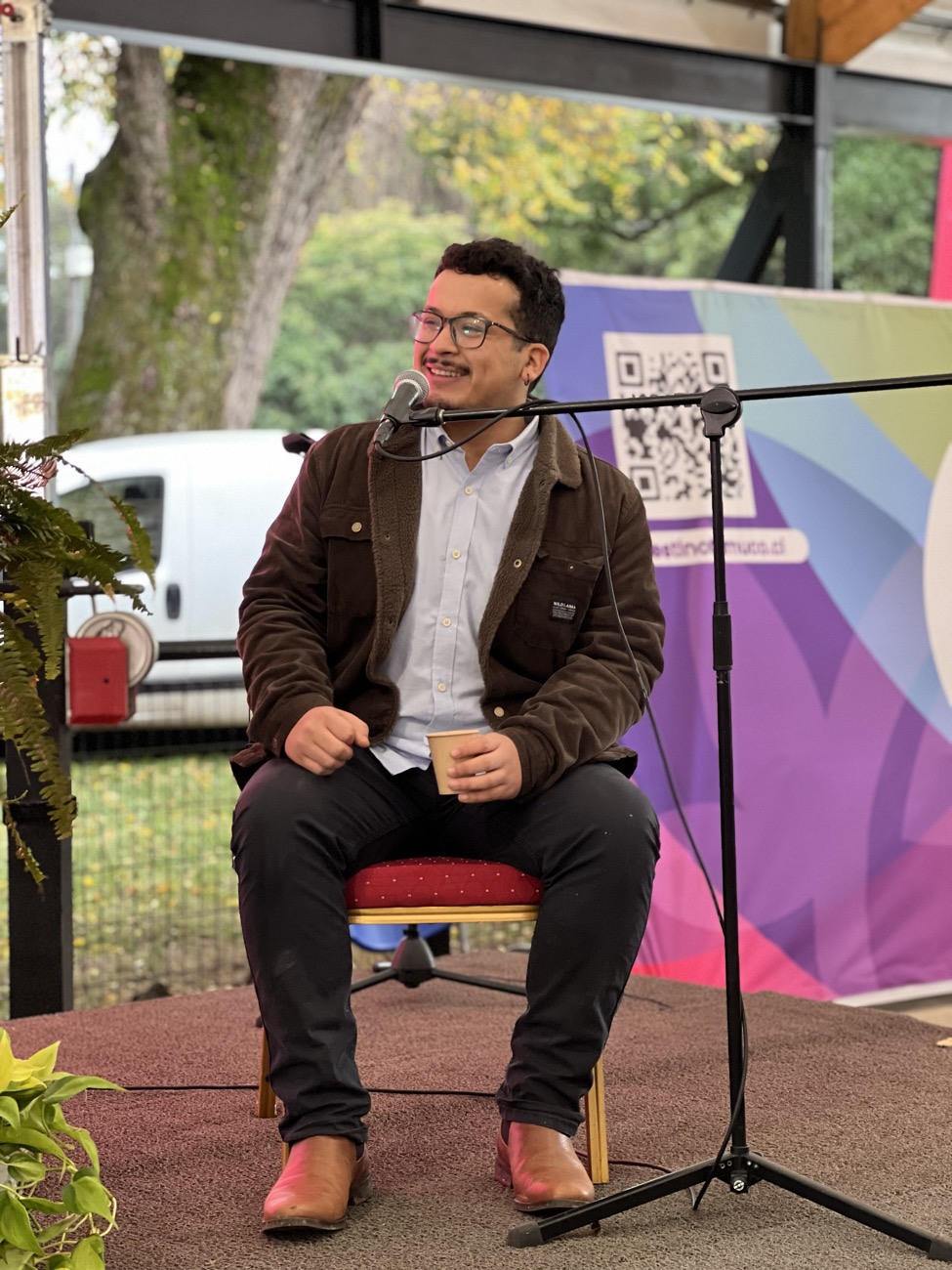 Gabriel Troncoso en el Café Climático